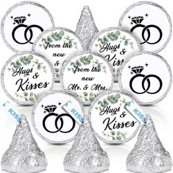 Wedding Favor Stickers For Kisses
