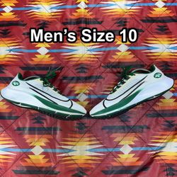 Nike Air Zoom Pegasus 37 New York Jets White Green Shoes CZ5453-100 Men’s Sz 10