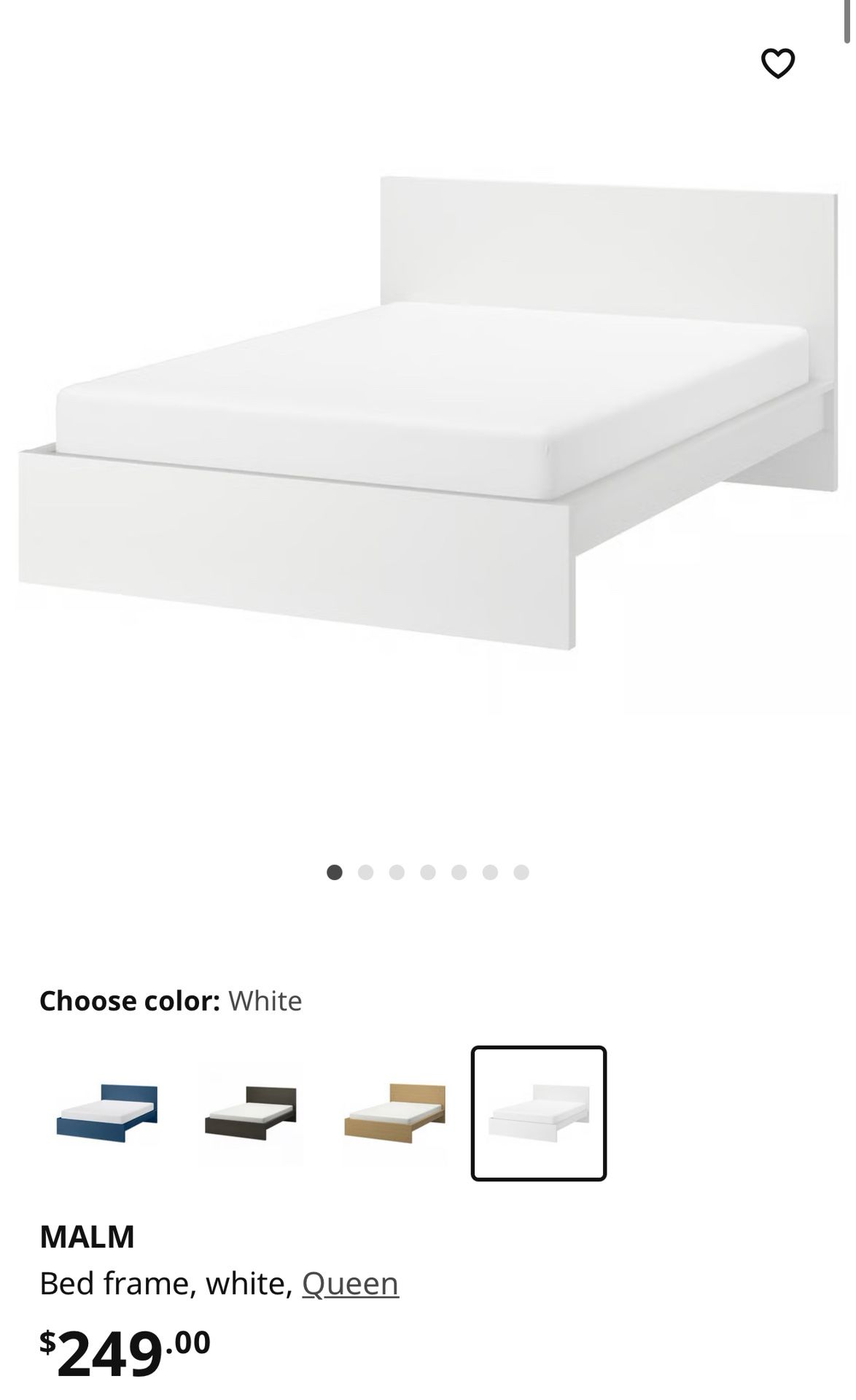 IKEA Malm Bed Frame Queen Size