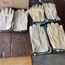 Work Gloves Leather 
