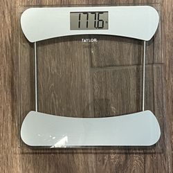 Taylor Digital Clear Glass Stainless Steel Scale