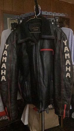 Leather Yamaha jacket