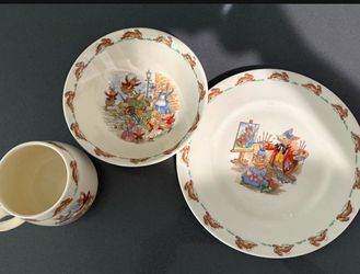 Royal Doulton Bunnykins 3-piece children's dish set