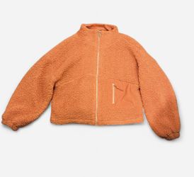 Women's Zip up Sherpa Jacket Sizes SM/MED/LG