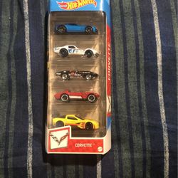 Hot Wheels Corvette 5pk
