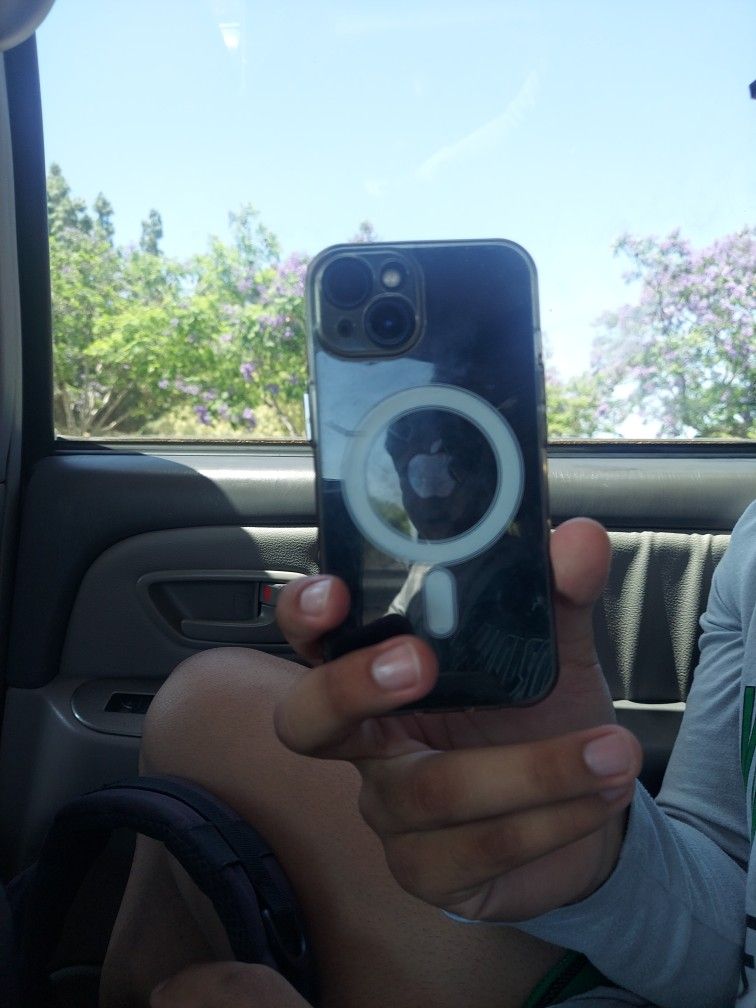 big black boy and phone