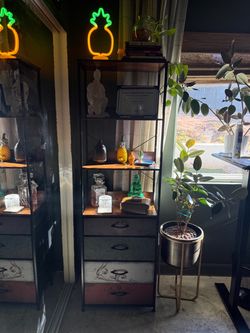 Bookshelf with drawers
