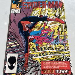 Web of Spider-Man #6 Marvel Comics, 1985 Peter Parker Comic Book Enemy Within, FN/VF