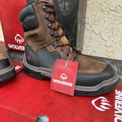 WOLVERINE BOOTS COMPOSITE TOE WATERPROOF MOST SIZES AVAILABLE 