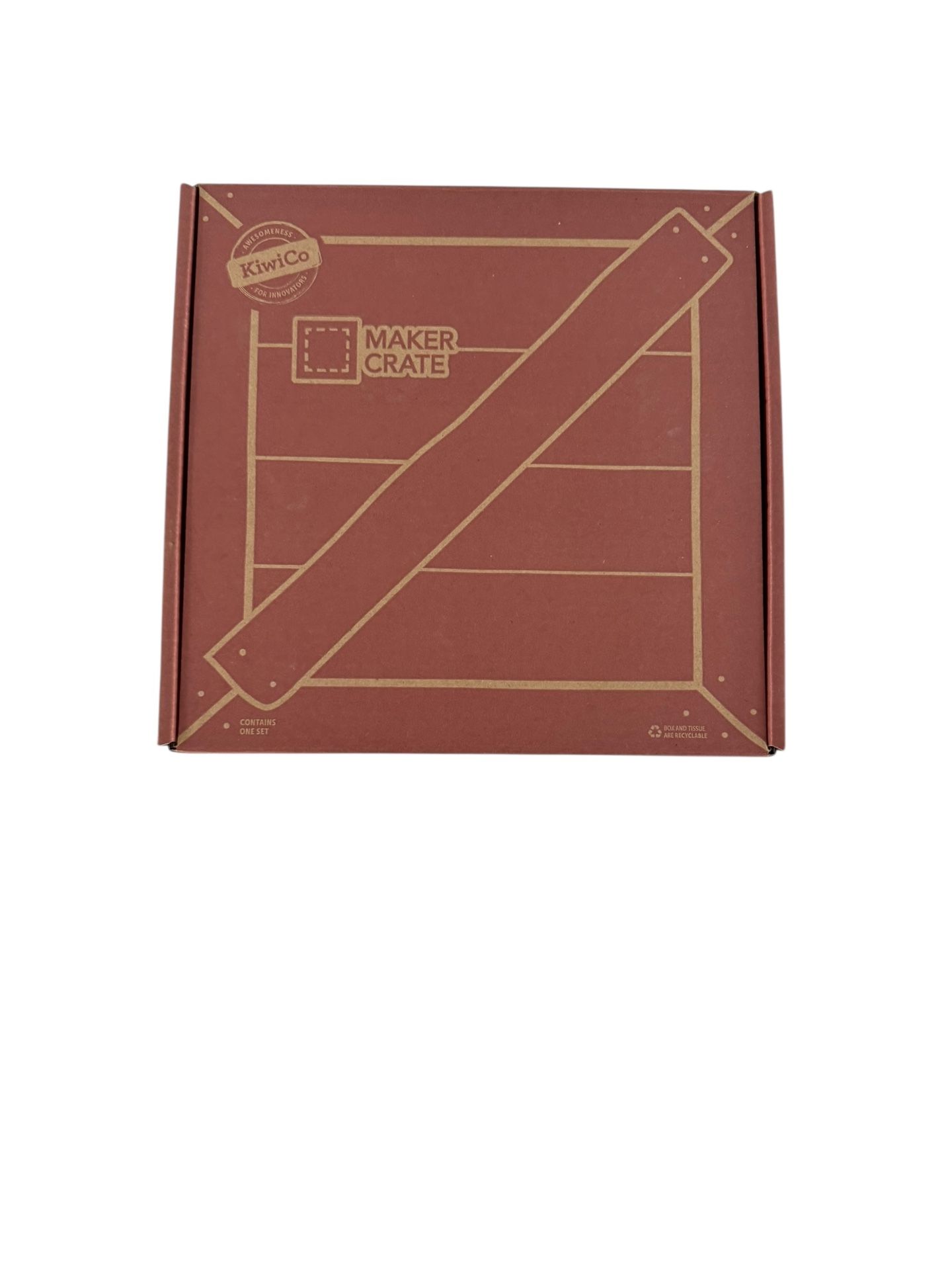 KiwiCo Maker Crate Screen-Printed Canvas Bins Ages 14 & Up.