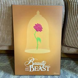Beauty And The Beast Plaque 