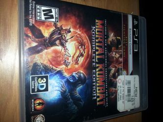 Mortal Kombat for Playstation 3 PS3