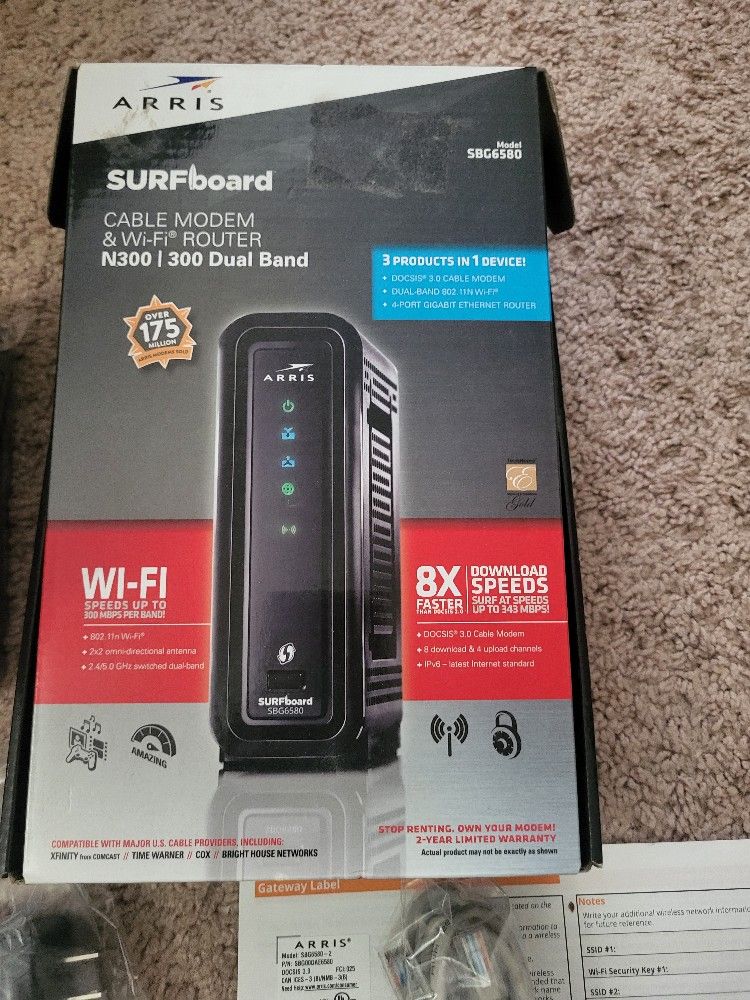 ARRIS SURFboard Modem Router Combo