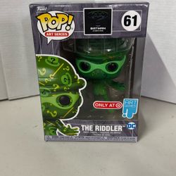 Funko Pop DC Batman Forever 61 Riddler Art /  Artist Series 