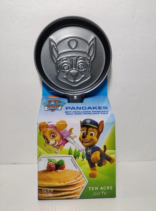 New Paw Patrol Pancakes Set Includes Pancake Mix and Pancake Pan