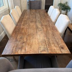 Beautiful wood dining table