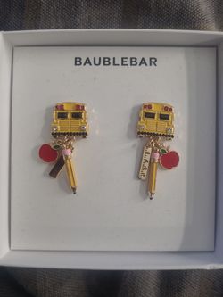 Earnings, yellow ,red school bus school theme