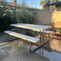 Heavy duty Lifetime patio table