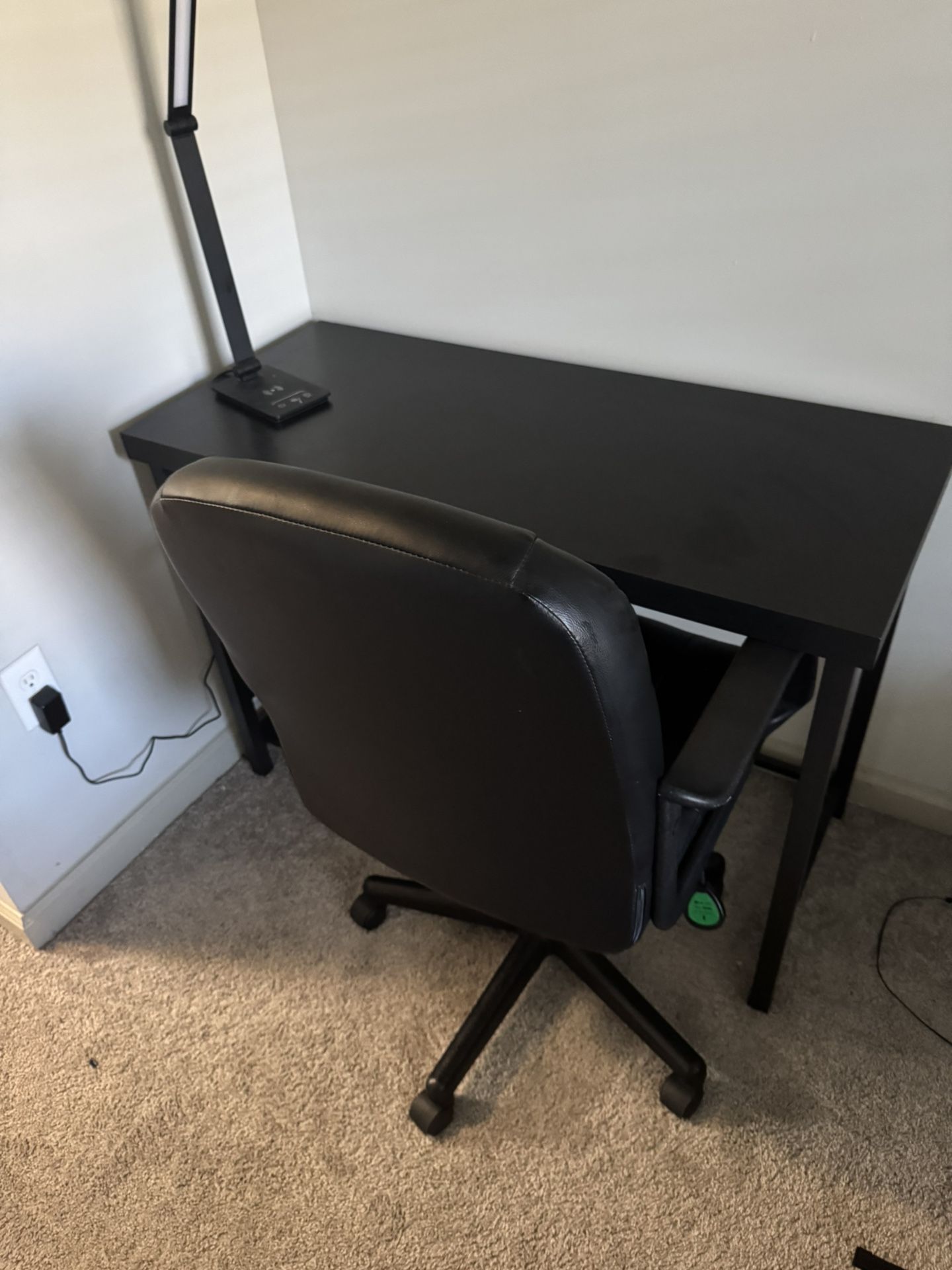 Desk + Chair + Lamp