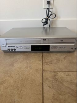 Panasonic PV-D4744S DVD/VHS Combo Double Feature Tested Working No Remote