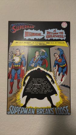 Superman wall decor