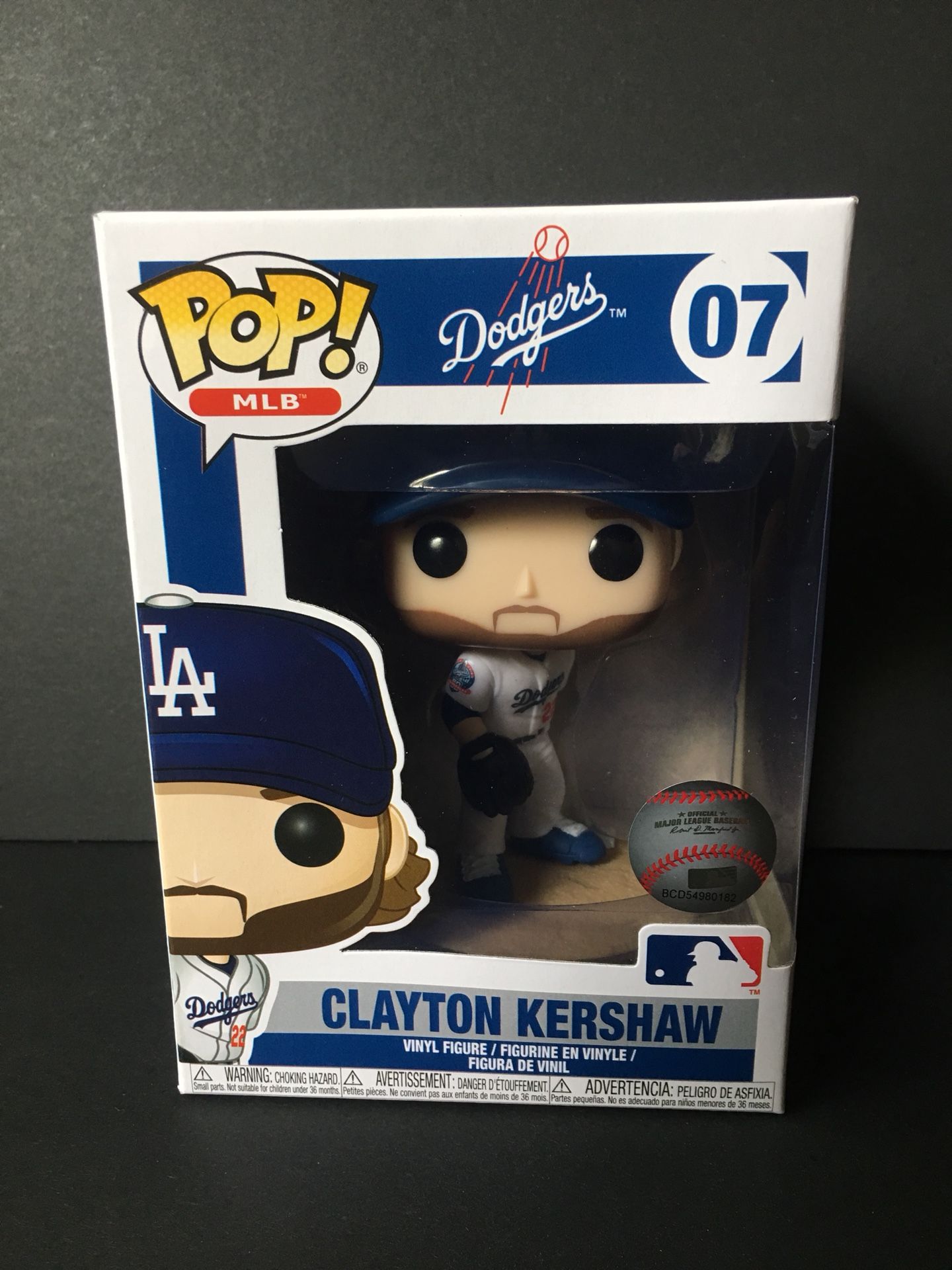 Funko Pop LA Dodgers Clayton Kershaw