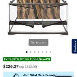 Double Sided Doors Tank 40 Gallon