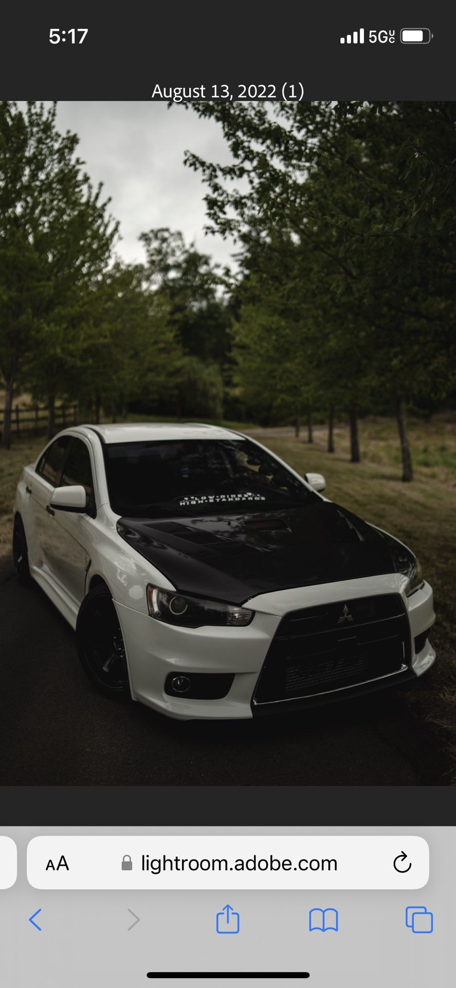 Evo X Front Bumper