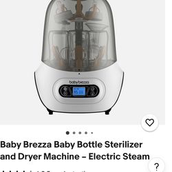 Baby Brezza baby bottle steriliser and dry machine