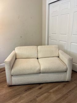 White 2 seat couch