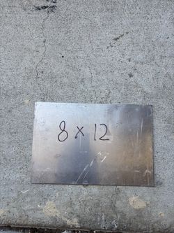 8x12 Metal Sheet Plate