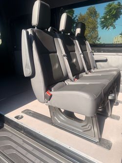 Mercedes Sprinter 3-Person Bench Seat w/ Tracks – ONE Bench / ONE Row