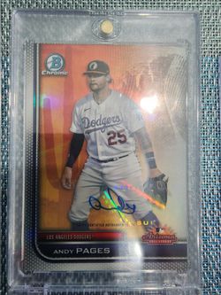 Andy Pages auto Numbered