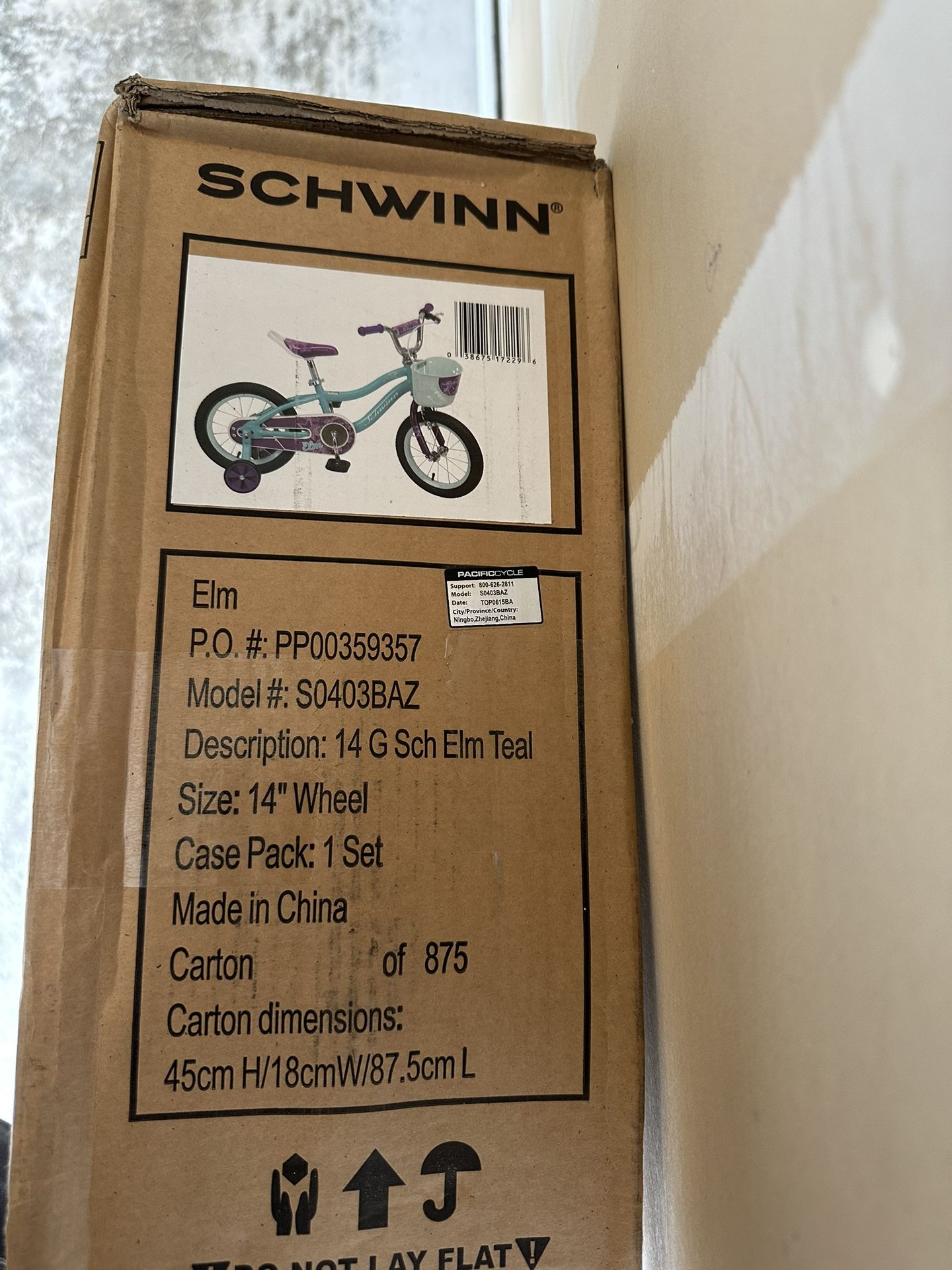 Brand New Girl’s Schwinn 14” Bike