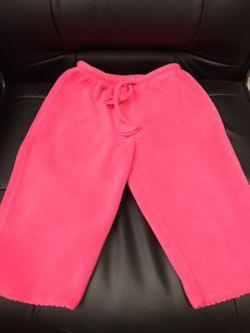 Soft fleece pink pant - 2T