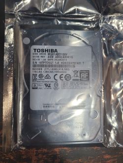 Toshiba 1TB Harddrive
