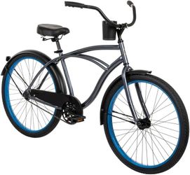 Huffy Men's Cruiser Bike, specifically resembling the Huffy Cranbrook or Huffy Good Vibrations models