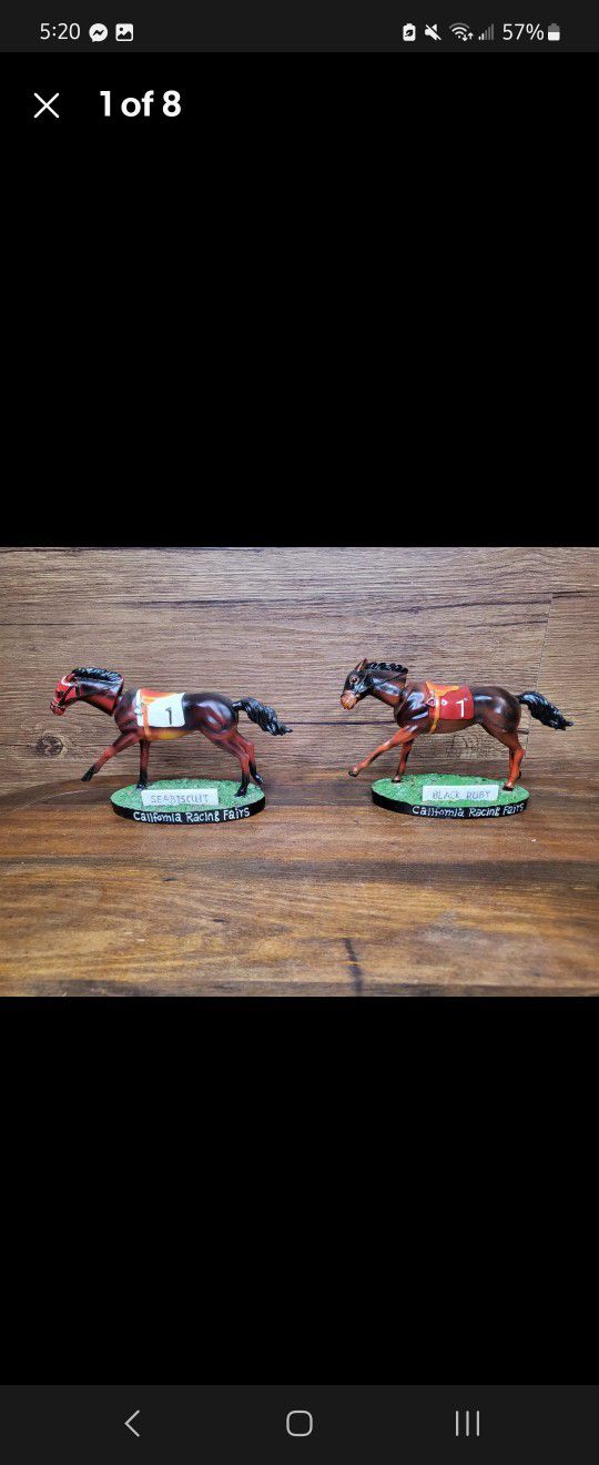 California Horse Racing  Seabiscuit 1 Bobblehead Action Figure Ruby 