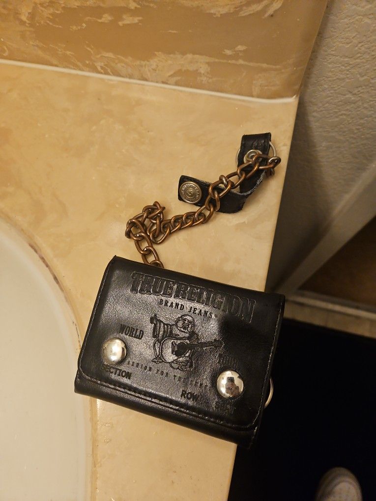 True Religion Wallet &chain