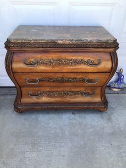 Vintage marble top