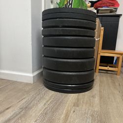 Olympic Weight Plates Set (45, 35, 25, 15, 10)  Check The Description!