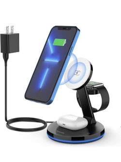 Brand New 3 In 1 Magnetic Wireless Charger