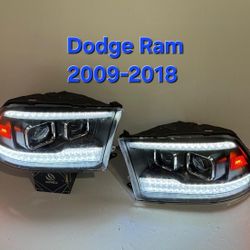 Dodge Ram 2009-2018 Headlights 