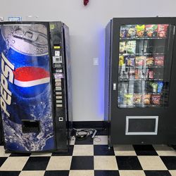Pepsi And Snack Vending Machines 