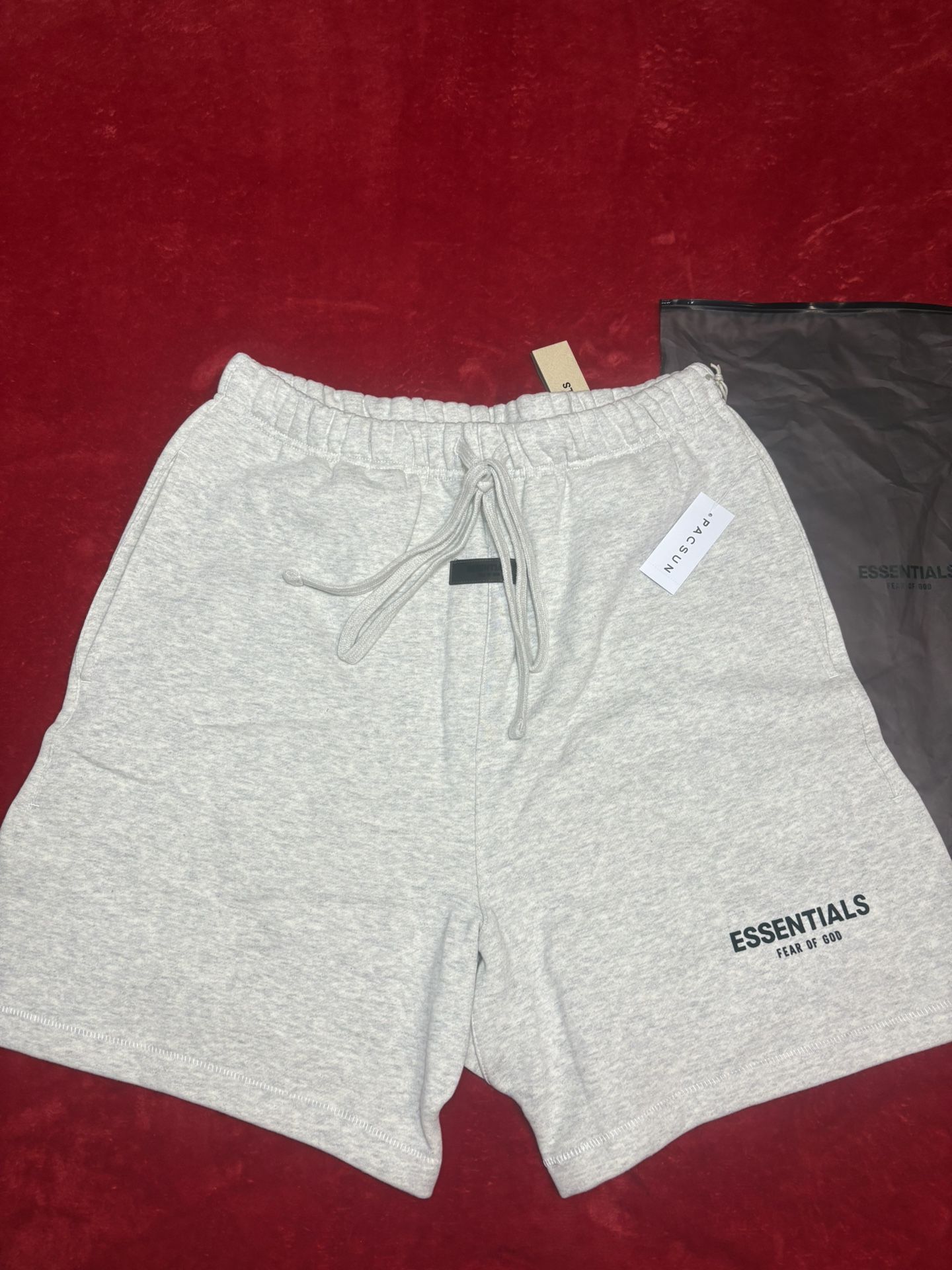 NEW Essentials Light Oatmeal Shorts