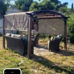 Gazebo And Patio Furniture $500 Cash Only 