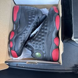 Air Jordan XIII BLACK TRUE RED Shoe For Sale 4.5y