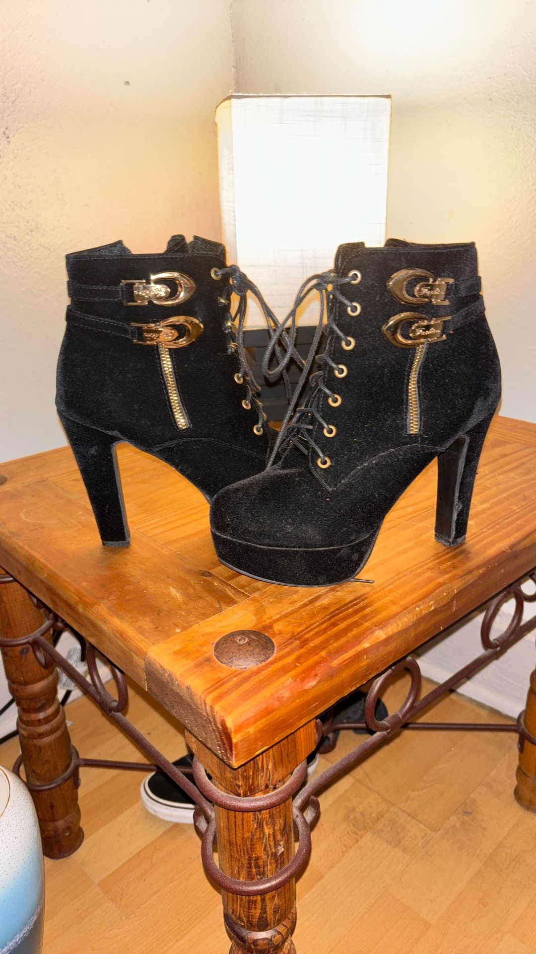 Suede Fashion Stiletto Ankle Boots