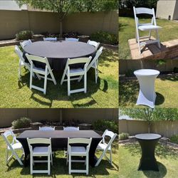 Chairs and Tables
