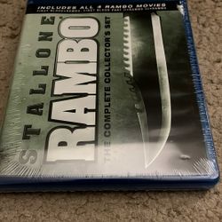 Rambo Collection For Blu-ray New/Sealed
